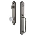 thumbnail image 2 of Grandeur Arccgrver_Eset_238 Arc Solid Brass Rose Keyed Entry Single Cylinder Full Plate, 2 of 5