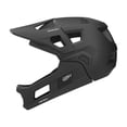 thumbnail image 2 of Casco de bicicleta casco integral, ventilación transpirable con mentonera extraíble, Negro, 2 of 9