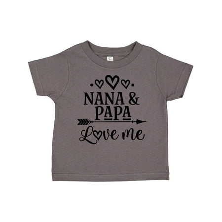 

Inktastic Nana Papa Love Me Grandchild Gift Toddler Boy or Toddler Girl T-Shirt
