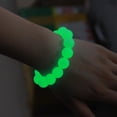 thumbnail image 4 of 3pcs/set Beads Bracelet Luminous Fluorescent  Stone Bracelets  In The Dark Hand String Perfect Gift For Family, 4 of 8