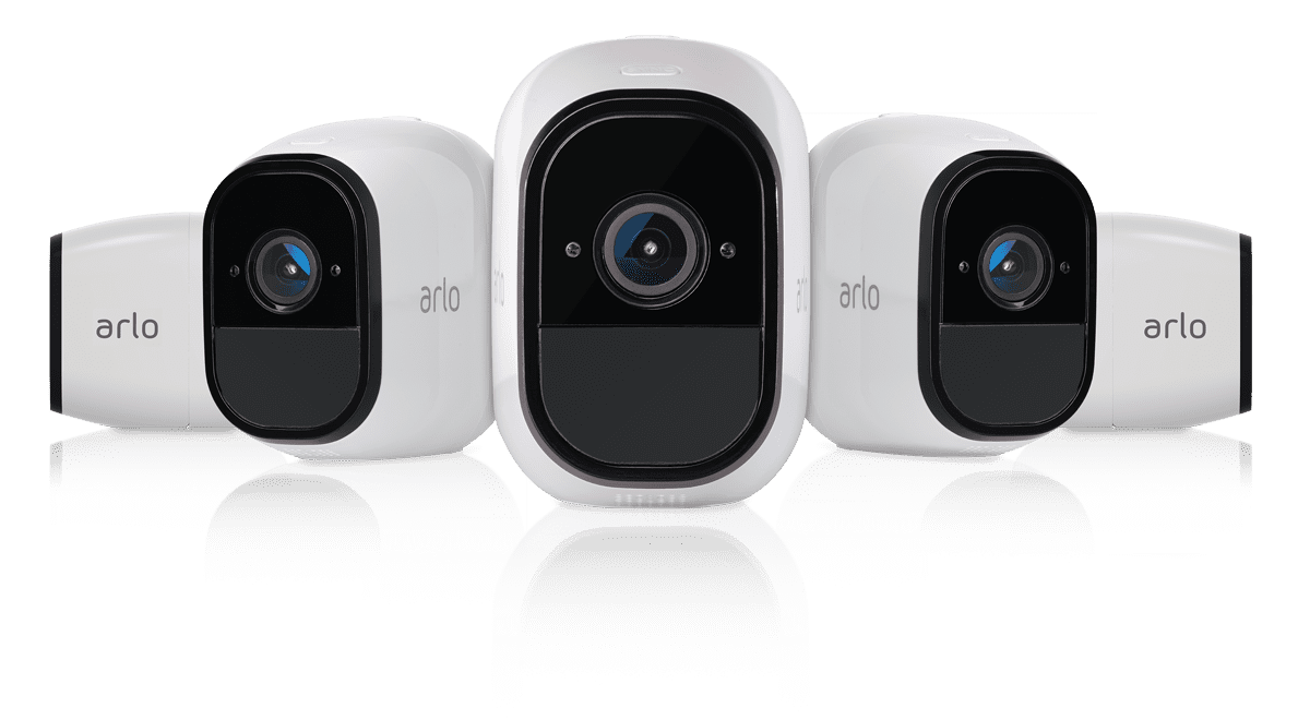 Arloâ„¢ Encore Pro Certified Security Camera System with Siren â€“ 4 Rechargeable Wire-Free 720p HD Cameras with Audio, Indoor/Outdoor, Night Vision (VMS4430-100NAX)