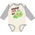 thumbnail image 3 of Inktastic Mawmaw Loves Me Cute Turtle Boys or Girls Long Sleeve Baby Bodysuit, 3 of 5
