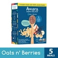 thumbnail image 3 of (2 pack) Amara Organic Baby Food Oats N Berries, No Added Sugar, Stage 2, 5 Individual Servings, 3 of 14