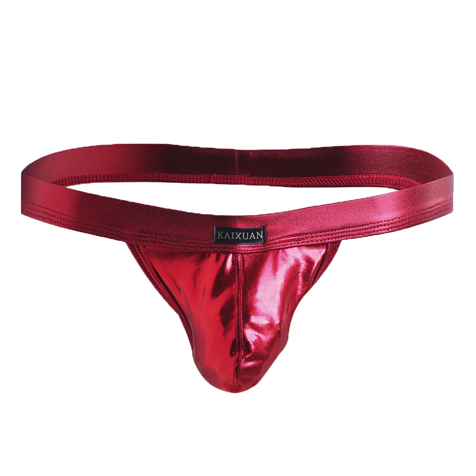 Dengdeng Men Breathable Micro Thong G String Sexy Low Rise Solid Jockstrap Underwear 0507