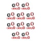 thumbnail image 1 of Greeniant Kit de Conversion de Bicicleta de Aleación de Aluminio 10piezas rojo 13T, 1 of 3