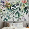 thumbnail image 2 of Creowell  Floral Spring Tapestry Vintage Sage Green Leaves Wildflower Wall Hanging Tapestry for Bedroom Dorm Living Room Backdrop Deco  60x50inch, 2 of 6