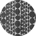 thumbnail image 1 of Ahgly Company Indoor Round Oriental Gray Modern Area Rugs, 6' Round, 1 of 4