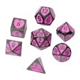 thumbnail image 1 of de 7 dados de poliédricos , de dados D8 D10 D12 D20 para niños suministros de matemática colecci 02 CUTICAT Juego de dados poliédricos, 1 of 7