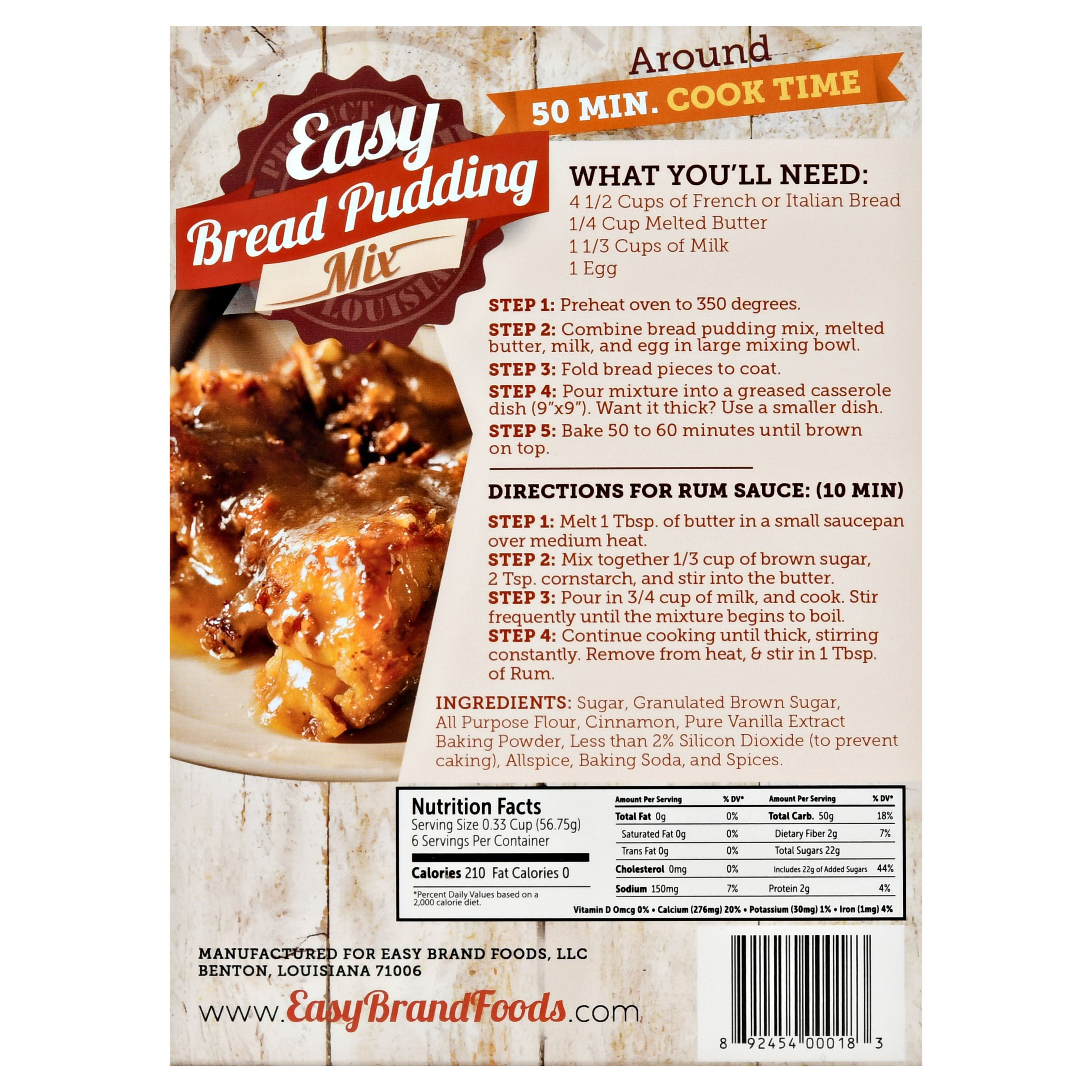 Easy Bread Pudding Mix 12oz