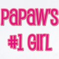 thumbnail image 2 of CafePress - Papaw's #1 Girl Body Suit - Long Sleeve Cotton Baby Bodysuit, 2 of 4