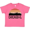 thumbnail image 3 of Inktastic Chicago Illinois Skyline Vintage Boys or Girls Toddler T-Shirt, 3 of 5