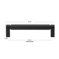 thumbnail image 4 of GlideRite 5-1/16 in. 128mm Center to Center Smooth Bar Pull, Matte Black, 4 of 4