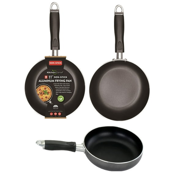 The Kitchen Sense 11-inch Non-Stick Fry Pan, Family Size Frying Pan Skillet with Stay-Cool Handle