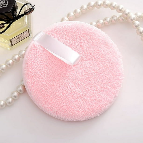 Zhuge Almohadillas desmaquillantes reutilizables - 10 piezas de paños desmaquillantes reutilizables, paños faciales desmaquillantes de microfibra lavables, rosa, A04
