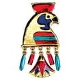 thumbnail image 2 of Horus W/ Lotus Pendant Collectible Medallion Necklace Accessory Jewel, 2 of 2