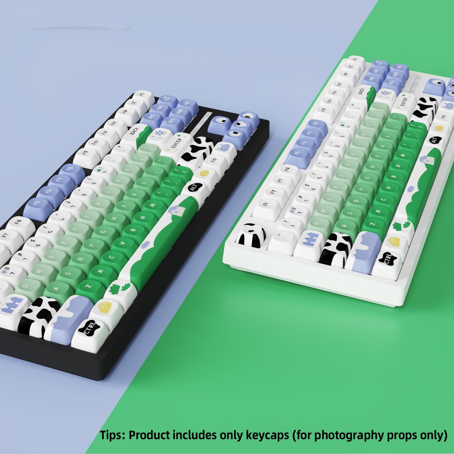 Summer Ranch Keycaps 121 Keys PBT Material MOA Profile DYE-SUB For MX Switch Wooting Mechanical Keyboard Keycaps ISO ANSI Layout