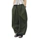 thumbnail image 4 of TRKIYQC Pantalones cargo con cordón para mujer, pantalones rectos largos casuales con bolsillos de cintura baja sueltos verdes TRKIYQC moda, 4 of 7
