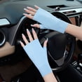 thumbnail image 4 of PEIXUN Gants de Protection Extérieure pour Femmes Longueur Poignet Gants de Conduite Sans Doigts, 4 of 4
