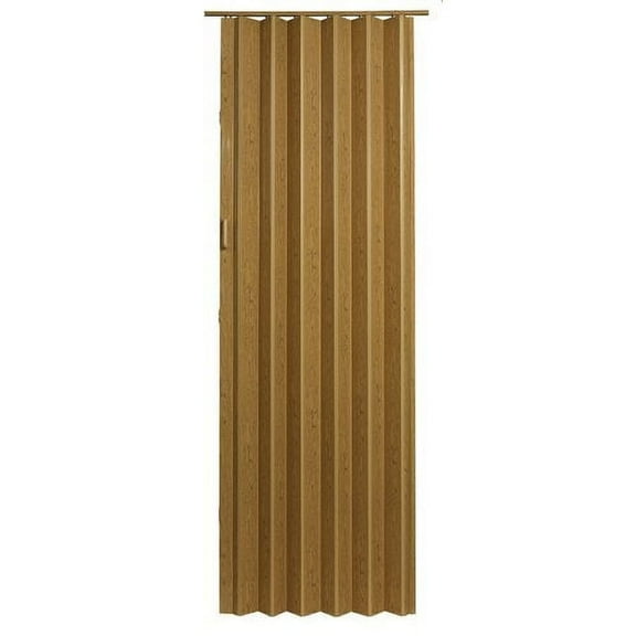 Homestyle Plaza Vinyl Folding Door fits 36"wide x 96"high Oak