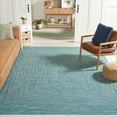 thumbnail image 5 of SAFAVIEH Braided Gino Distressed Machine Washable Reversible Runner Rug, Teal/Green, 2'3" x 18', 5 of 5