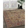 thumbnail image 2 of Ahgly Company Indoor Rectangle Traditional Brown Red Persian Area Rugs, 5' x 7', 2 of 6