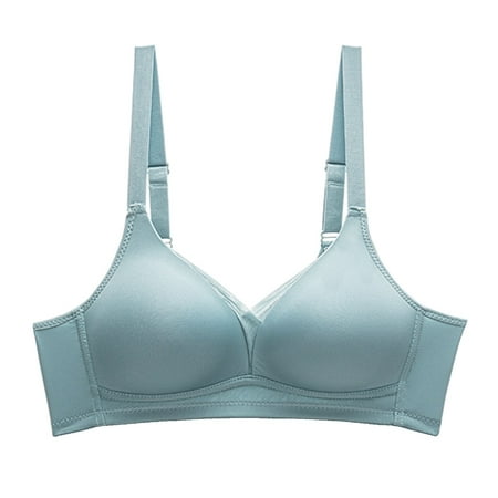 

Vedolay Sports Bras Women Bra With Soft Padding Seamless Wirefree Bra With Convertible Straps(Blue 38)