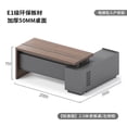 thumbnail image 1 of Executive Drawers Office Desk Vanity L Shaped Standing Monitor Computer Desks Storage Reception Mesa De Escritorio Furniture My Lux Decor Round, 1 of 24