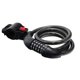 thumbnail image 1 of 1 candado de bicicleta individual de alta seguridad con combinación reiniciable de 5 dígitos, ideal para bicicletas al aire libre, color negro, 1 of 3
