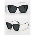 thumbnail image 5 of Women's Geometric Frame Sunglasses, Elegant Beach & Outdoor Style, Ideal for Travel, Vacation & Daily Outfits, 5 of 9