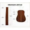 thumbnail image 2 of Honduran Mahogany Acoustic Guitar Back and Sides Dreadnought (DT) Set – HMDT000472-2.4, 2 of 2