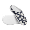 thumbnail image 3 of Fotbe Daisies Flowers Pattern Women's Fuzzy Curly Fur Memory Foam Loafer Slippers Indoor Outdoor Slippers Winter Home Shoes-39/40, 3 of 7