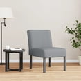 thumbnail image 1 of vidaXL Slipper Chair Light Grey Fabric, 1 of 5