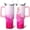 Pink, variant on Bee Gifts 40 Oz Tumbler with Handle and Lid Straw, Yellow Bee Happy Stainless Steel Double Walled Vacuum Insulated Cup, Animal Lover Birthday Gifts for Women Girls