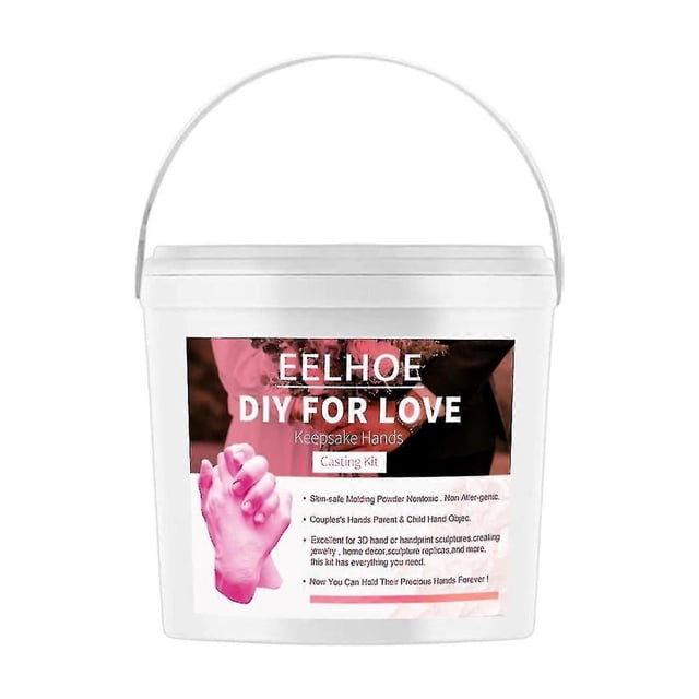 3d Three-dimensional Hand Mold Diy Production Clone Powder Impression Powder Hand Mold Model Powder Valentine's Day Commemoration