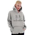 thumbnail image 3 of I've Got Your Back Funny Nerdy Hoodie Sweatshirt Women Men Brisco Brands S, 3 of 6