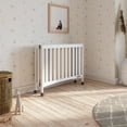 thumbnail image 4 of Child Craft London Folding Portable Mini Crib with 2-inch Mattress, Matte White, 4 of 10