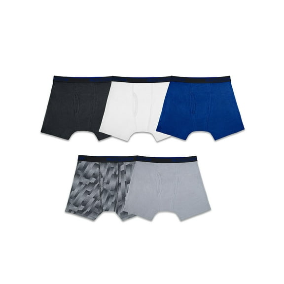 Fruit of the Loom Boys' 5pk 'Breathable' Boxer Briefs - XL