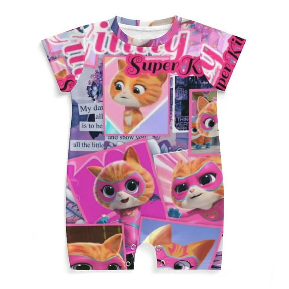 Super Kitti-e Toddler Baby Boy Girls Clothes Romper Newborn Jumpsuit