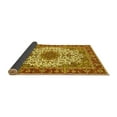 thumbnail image 2 of Ahgly Company Indoor Square Persian Yellow Traditional Area Rugs, 3' Square, 2 of 4