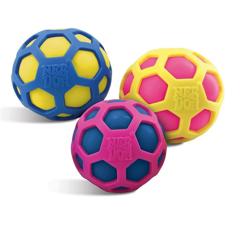 Nee Doh Atomic Squeeze Ball, Novelty Fidget Toy, Multiple Colors, Children Ages 3+