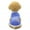 bleu, variante sur Chemise d'Anniversaire pour Chien avec Peinture, Manteau Ours Polaire Chiot, Vêtements Chauds pour Chat, Sans Chien, super Petit Chien Ajustable, Petit Chien avec Poignée, Robe TTP super Petit Chien