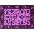 thumbnail image 1 of Ahgly Company Indoor Rectangle Oriental Purple Traditional Area Rugs, 5' x 7', 1 of 4