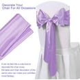 thumbnail image 2 of Lavender Table Runner Satin Table Runners Light Purple Table Runner Silk Smooth Fabric for Wedding Party Birthday Table Decorations 5 Packs 12x108 inch, 2 of 6