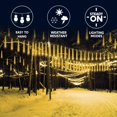 thumbnail image 2 of Luces navideñas con forma de meteoritos para exteriores JOYIN, 8 tubos, 30 cm, 2 of 7