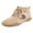 Beige, variant on Bmisegm Lineman Boots Men's Winter Padded British Plus Size Casual Suede Foreign Trade Lace up and Hook Loop Ankle Boots Work Boots for Men Beige 9.5