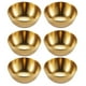 thumbnail image 1 of BRIGHTFUFU 6 platos de salsa de acero inoxidable resistentes al óxido (dorados), 1 of 7