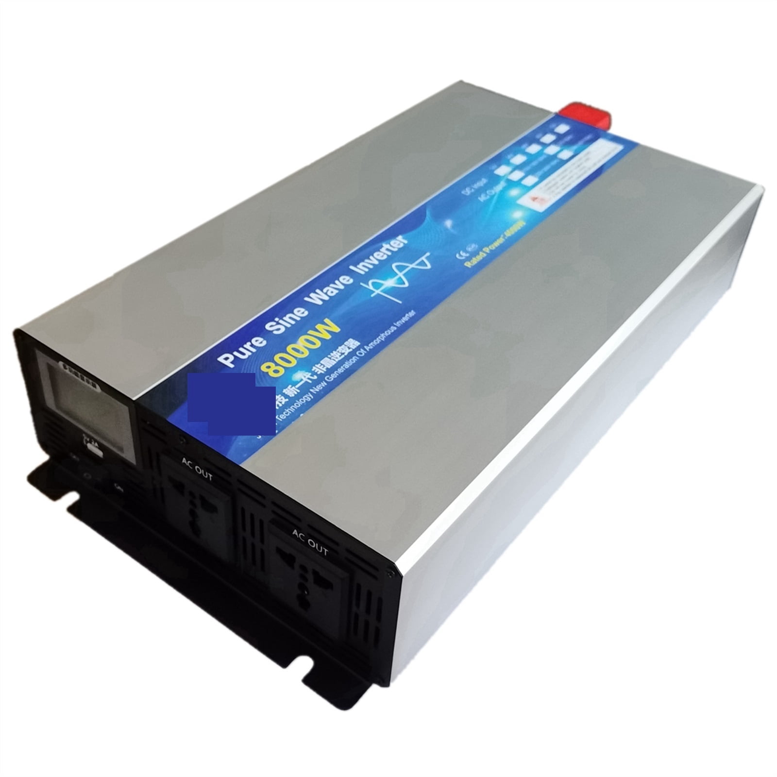 Pure Sine Wave Inverter 12v 220 DC 12V 24V 60V 72V To AC 110 220 Power Converter Solar Panel Inverter 6000W 3000W 8000W 4000W ,Portable Design