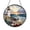 Acrylic 3.5 Inch, variant on Coastal Lighthouse and Seashells Stained Glass-Style Suncatcher, Real Glass Window Hanging for Nautical Window Art and Beach House Home Decor