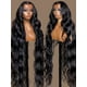 thumbnail image 1 of Peluca de cabello humano con malla Frontal transparente de 30 pulgadas, 13x4, peluca con malla Frontal ondulada del cuerpo, pelucas brasileñas onduladas con agua 13X6 HD, pelucas con malla Frontal Tan Jianjun unisex, 1 of 1