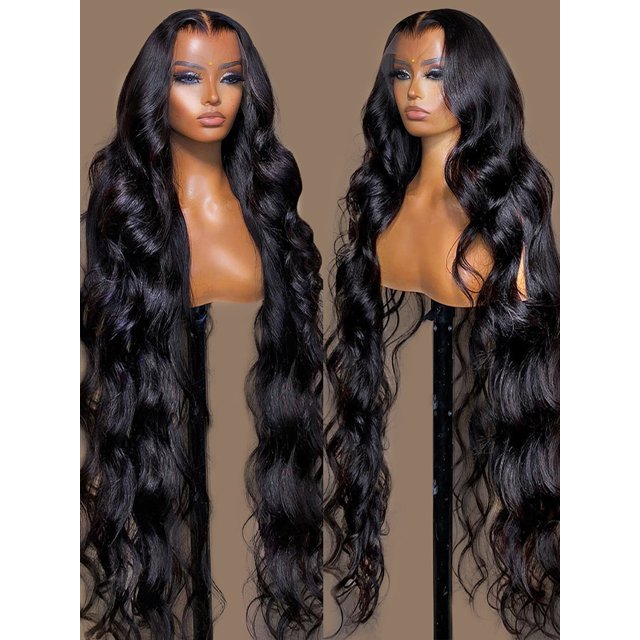 Peluca de cabello humano con malla Frontal transparente de 30 pulgadas, 13x4, peluca con malla Frontal ondulada del cuerpo, pelucas brasileñas onduladas con agua 13X6 HD, pelucas con malla Frontal Tan Jianjun unisex